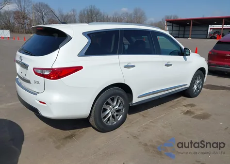 2013 Infiniti Jx35 z USA, uszkodzony, nr VIN 5N1AL0MN8DC344550